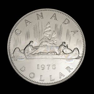 Canada, Elizabeth II, 1 dollar : 1978