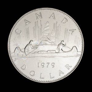 Canada, Elizabeth II, 1 dollar : 1979
