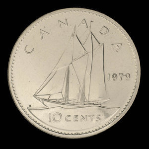 Canada, Elizabeth II, 10 cents : 1979