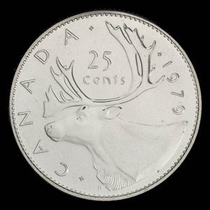 Canada, Elizabeth II, 25 cents : 1979