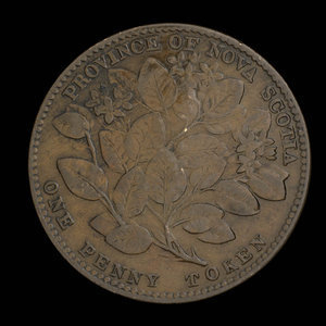 Canada, Province of Nova Scotia, 1 penny : 1856