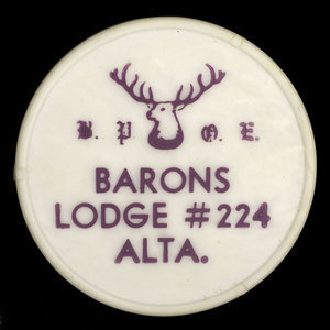 Canada, Elks ( B.P.O.E.) Lodge No. 224, no denomination :