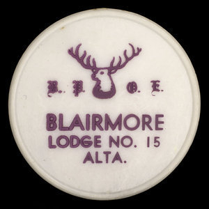 Canada, Elks ( B.P.O.E.) Lodge No. 15, no denomination :