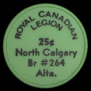 Canada, Royal Canadian Legion (R.C.L.) No. 264, 25 cents :
