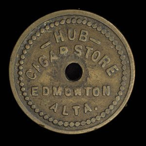Canada, Hub Cigar Store, 5 cents : 1928