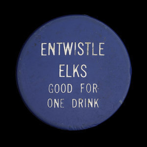 Canada, Elks ( B.P.O.E.) Lodge No. 374, 1 drink :
