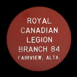 Canada, Royal Canadian Legion (R.C.L.) No. 84, no denomination :