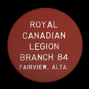 Canada, Royal Canadian Legion (R.C.L.) No. 84, no denomination :