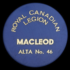 Canada, Royal Canadian Legion (R.C.L.) No. 46, no denomination :