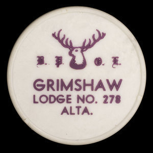 Canada, Elks ( B.P.O.E.) Lodge No. 278, no denomination :