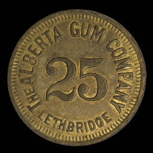 Canada, The Alberta Gum Company (A.G.CO.), 25 cents : 1929
