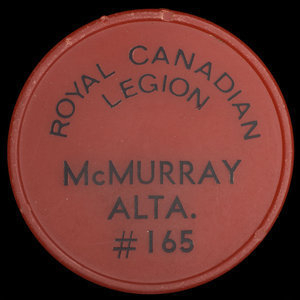 Canada, Royal Canadian Legion (R.C.L.) No. 165, no denomination :