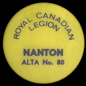 Canada, Royal Canadian Legion (R.C.L.) No. 80, no denomination :