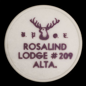 Canada, Elks ( B.P.O.E.) Lodge No. 209, no denomination :