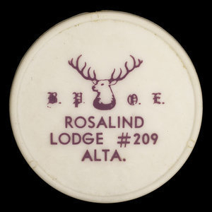 Canada, Elks ( B.P.O.E.) Lodge No. 209, no denomination :