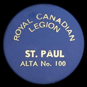 Canada, Royal Canadian Legion (R.C.L.) No. 100, no denomination :