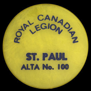Canada, Royal Canadian Legion (R.C.L.) No. 100, no denomination :