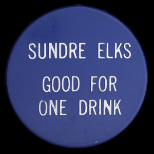 Canada, Elks ( B.P.O.E.) Lodge No. 338, 1 drink :