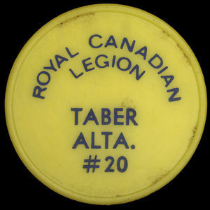 Canada, Royal Canadian Legion (R.C.L.) No. 20, no denomination :