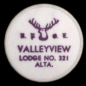 Canada, Elks ( B.P.O.E.) Lodge No. 321, no denomination :