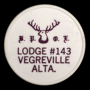 Canada, Elks ( B.P.O.E.) Lodge No. 143, no denomination :