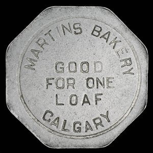 Canada, Martins Bakery, 1 loaf, bread : 1950