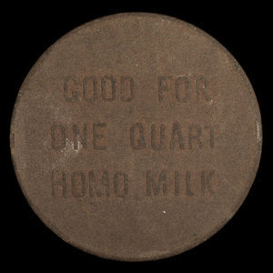 Canada, Purity Dairy, 1 quart, homo milk : 1949