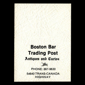 Canada, Boston Bar Trading Post, no denomination : 1975
