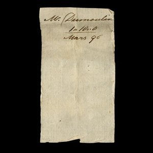 Canada, Pierre Dumoulin, 30 loaves, bread : March 1796