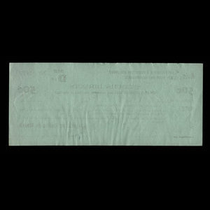 Canada, Corporation of Rivière-du-Moulin, 50 cents : March 31, 1934