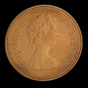 Canada, Elizabeth II, 1 cent : April 24, 1980