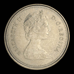 Canada, Elizabeth II, 10 cents : 1980