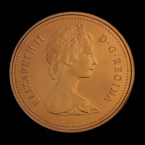 Canada, Elizabeth II, 1 cent : September 3, 1980