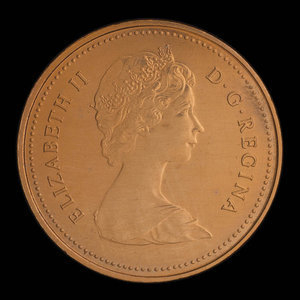 Canada, Elizabeth II, 1 cent : 1981