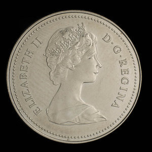 Canada, Elizabeth II, 5 cents : 1981