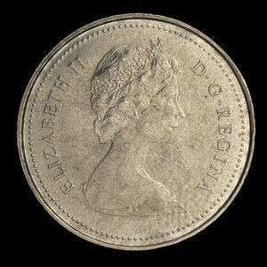 Canada, Elizabeth II, 10 cents : 1981