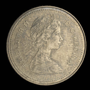 Canada, Elizabeth II, 10 cents : 1981
