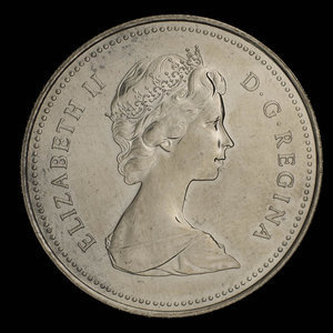 Canada, Elizabeth II, 50 cents : 1981