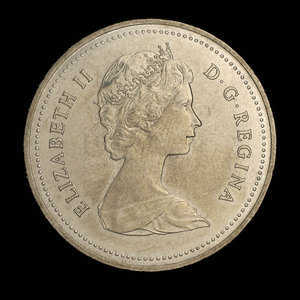 Canada, Elizabeth II, 1 dollar : 1981