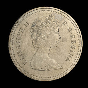 Canada, Elizabeth II, 1 dollar : 1981