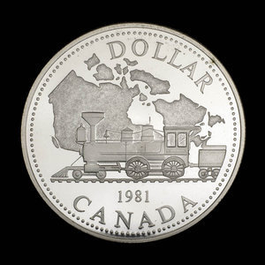 Canada, Elizabeth II, 1 dollar : 1981