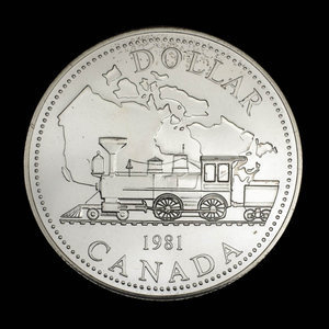 Canada, Elizabeth II, 1 dollar : 1981