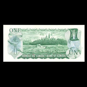 Canada, Bank of Canada, 1 dollar : 1973