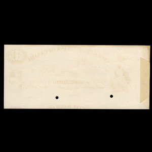 Canada, Commercial Bank of Canada, 1,000 dollars : January 2, 1857