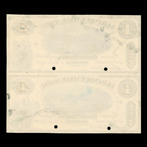 Canada, Banque Ville-Marie, 4 dollars : August 1, 1879