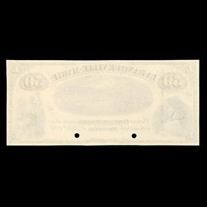 Canada, Banque Ville-Marie, 50 dollars : September 1, 1890