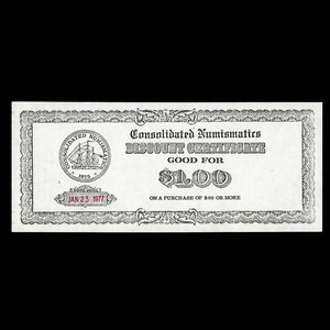 Canada, Consolidated Numismatics Limited, 1 dollar : January 23, 1977