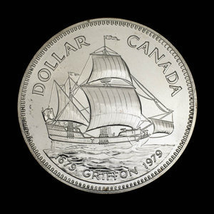 Canada, Elizabeth II, 1 dollar : 1979
