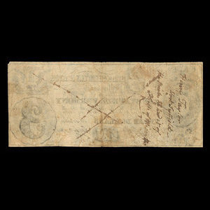 Canada, Phenix Bank, 3 dollars : July 2, 1840