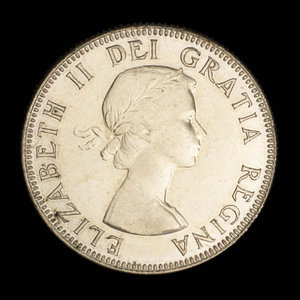 Canada, Elizabeth II, 25 cents : 1953